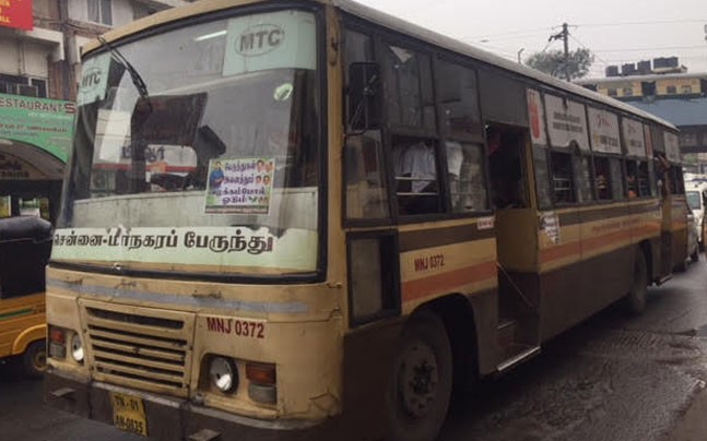 Bus fares in Tamilnadu got hiked today without any pre-announcement
