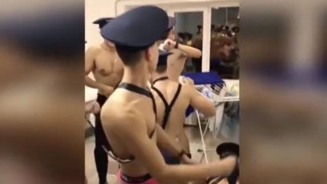 Social media in Russia defends air cadets dancing in underwear