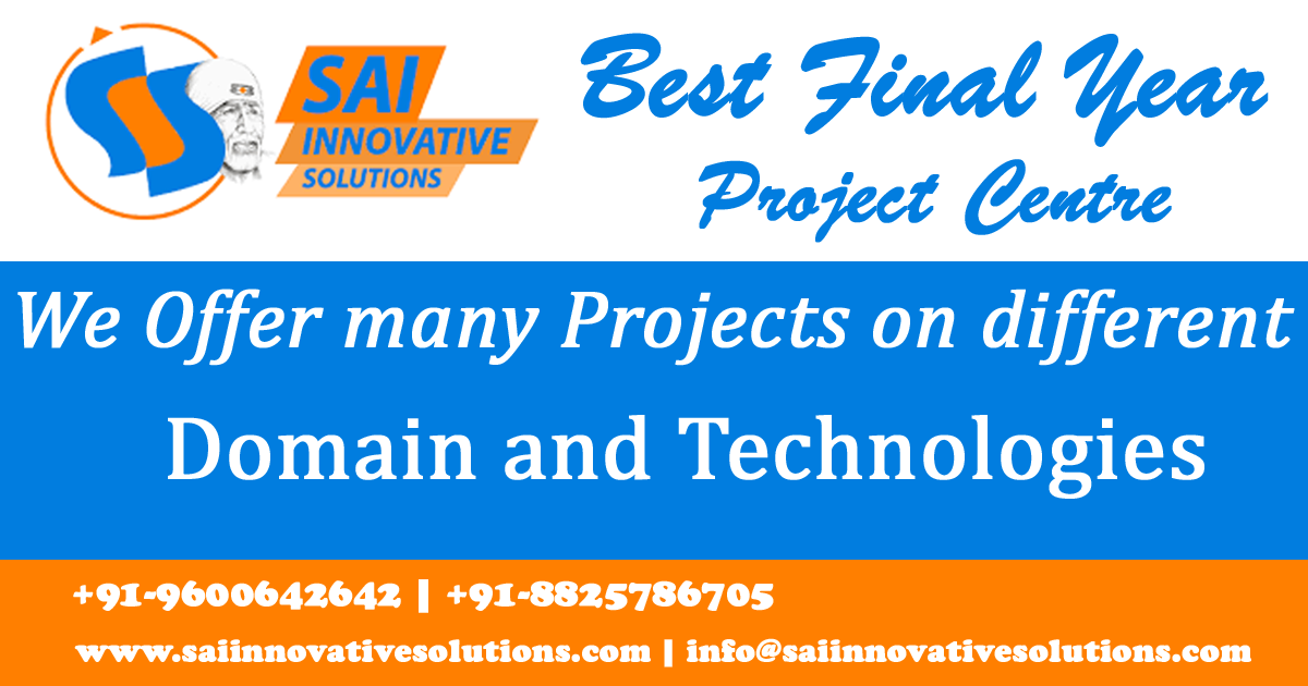FINAL YEAR PROJECT CENTER IN DINDIGUL
